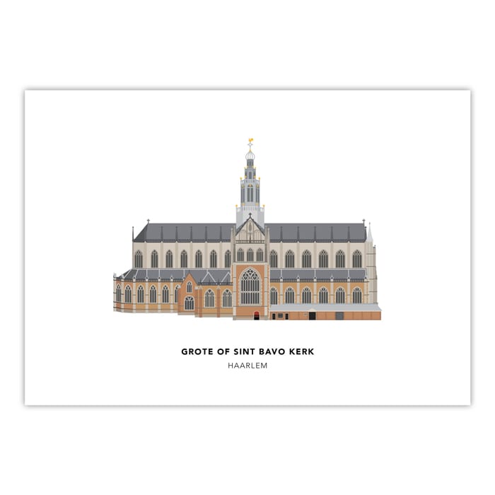 De Grote of St.-Bavokerk Haarlem - Buy Online
